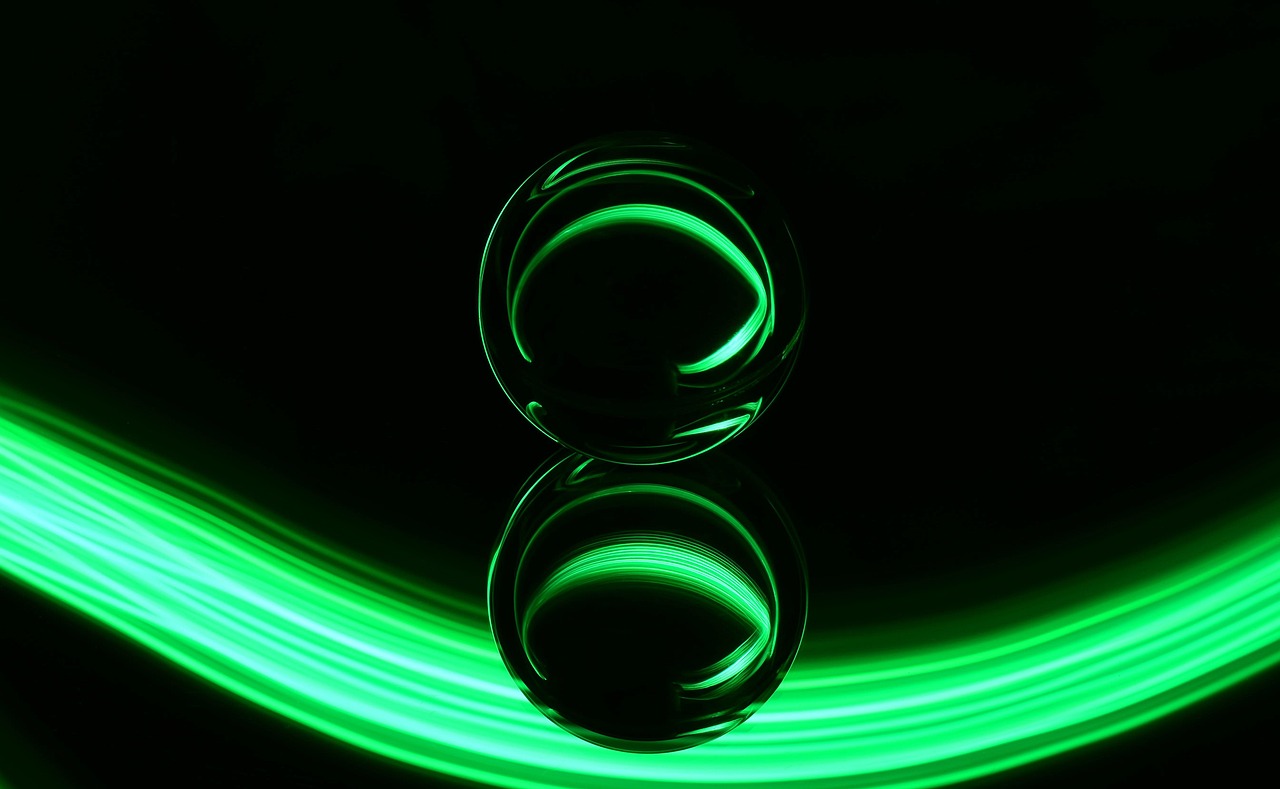 Crystal ball-photography, light painting, bullet in Long Beach, CA